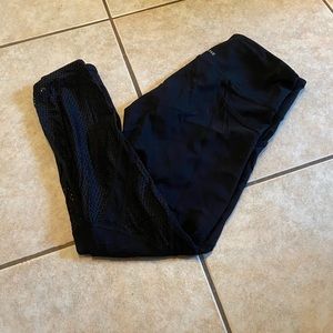 High waisted mesh legging